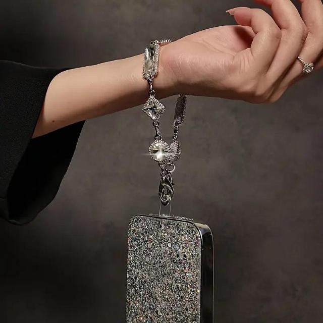 爆ヤス価格590円★クリスタルエンベデッドメタルブレスレット エレガントな長方形ダイヤモンドストラップクリップと透明留め具付き < 家電/AV 爆ヤス価格590円★クリスタルエンベデッドメタルブレスレット エレガントな長方形ダイヤモンドストラップクリップと透明留め具付き < 家電/AVの