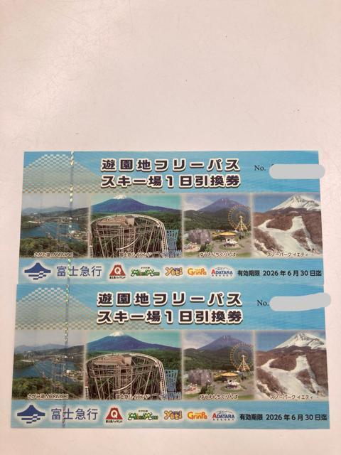 富士急ハイランド フリーパス 2枚 < チケット/金券 富士急ハイランド フリーパス 2枚 < チケット/金券の