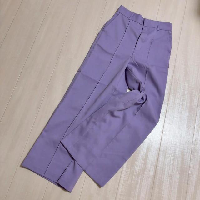 ◆GU/ジーユー◆裏起毛カラーストレートパンツ★パープルS*大人気アイテム♪ < ブランド ◆GU/ジーユー◆裏起毛カラーストレートパンツ★パープルS*大人気アイテム♪ < ブランドの