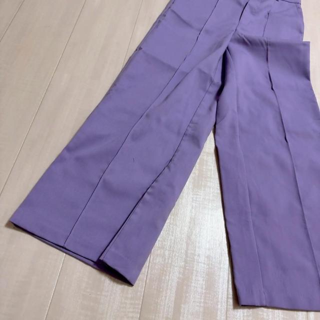 ◆GU/ジーユー◆裏起毛カラーストレートパンツ★パープルS*大人気アイテム♪ < ブランド ◆GU/ジーユー◆裏起毛カラーストレートパンツ★パープルS*大人気アイテム♪ < ブランドの