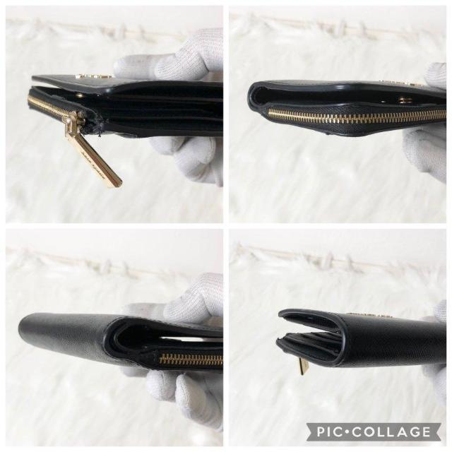 【美品】25春夏新作 ケイトスペード 二つ折り財布 ビルフォールド スモール Lジップ ブラック レザー < ブランド 【美品】25春夏新作 ケイトスペード 二つ折り財布 ビルフォールド スモール Lジップ ブラック レザー < ブランドの