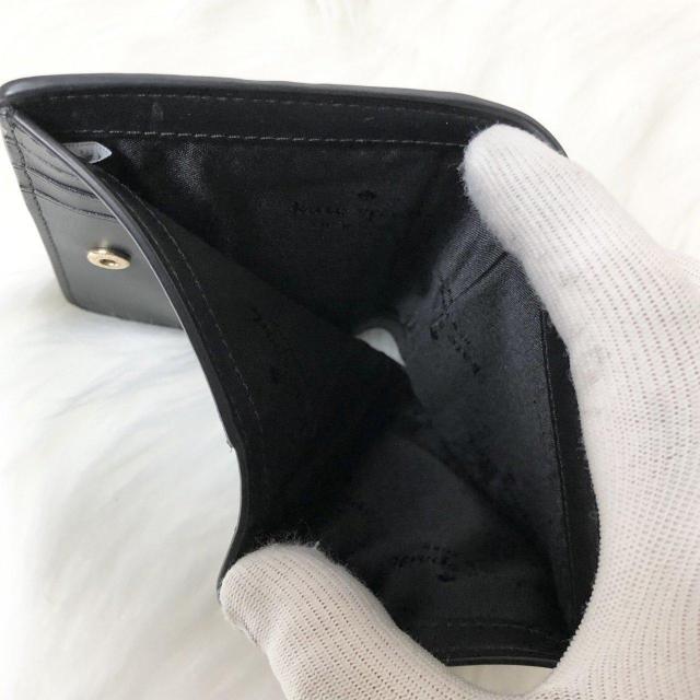 【美品】25春夏新作 ケイトスペード 二つ折り財布 ビルフォールド スモール Lジップ ブラック レザー < ブランド 【美品】25春夏新作 ケイトスペード 二つ折り財布 ビルフォールド スモール Lジップ ブラック レザー < ブランドの