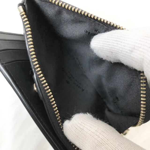 【美品】25春夏新作 ケイトスペード 二つ折り財布 ビルフォールド スモール Lジップ ブラック レザー < ブランド 【美品】25春夏新作 ケイトスペード 二つ折り財布 ビルフォールド スモール Lジップ ブラック レザー < ブランドの