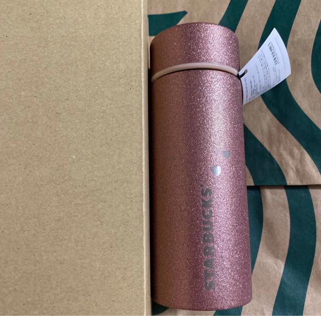 STARBUCKS スターバックス バレンタイン 2025 ステンレスボトル グリッター 355ml ピンク < レジャー/スポーツ STARBUCKS スターバックス バレンタイン 2025 ステンレスボトル グリッター 355ml ピンク < レジャー/スポーツの