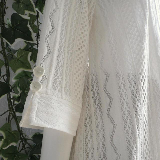 新品 9741 ML 日本製 クロシェ レース ロング ジャケット 春 夏 秋 アイボリー レディース 綿混 高級 上質 上品 < 女性ファッション 新品 9741 ML 日本製 クロシェ レース ロング ジャケット 春 夏 秋 アイボリー レディース 綿混 高級 上質 上品 < 女性ファッションの