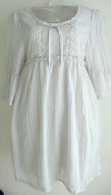 新品*タグ付*シフォン*ワンピース*ストライプ*花柄レース < 女性ファッション  新品*タグ付*シフォン*ワンピース*ストライプ*花柄レース  < 女性ファッションの