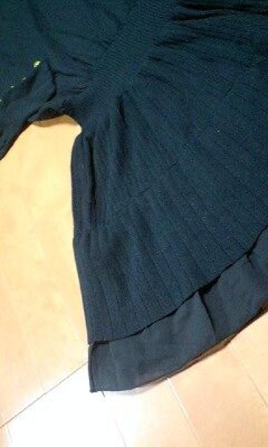 ★超カワパフ袖シフォンフリルチュニワンピ★BK < 女性ファッション ★超カワパフ袖シフォンフリルチュニワンピ★BK < 女性ファッションの