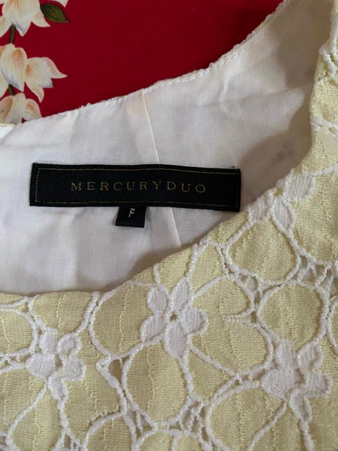 美品☆MERCURYDUO☆めちゃかわ黄色ノースリーブお花ワンピース☆ < ブランド  美品☆MERCURYDUO☆めちゃかわ黄色ノースリーブお花ワンピース☆ < ブランドの