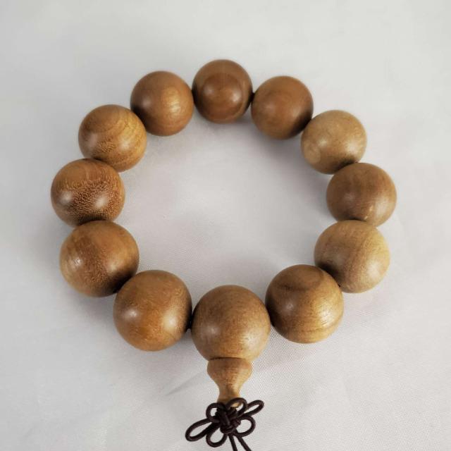 込み★男女兼用★木(ウッド)丸玉ブレスレット★20mm★約18p★ < 男性アクセサリー/時計  込み★男女兼用★木(ウッド)丸玉ブレスレット★20mm★約18p★ < 男性アクセサリー/時計の