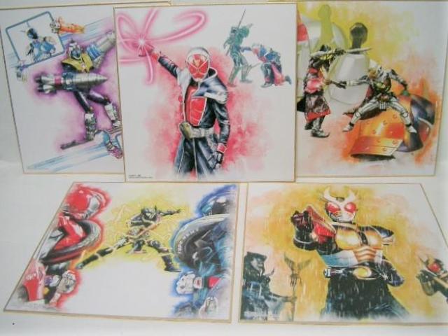 ◎仮面ライダー 一番くじ 色紙5枚◆ < アニメ/コミック/キャラクター  ◎仮面ライダー 一番くじ 色紙5枚◆  < アニメ/コミック/キャラクターの