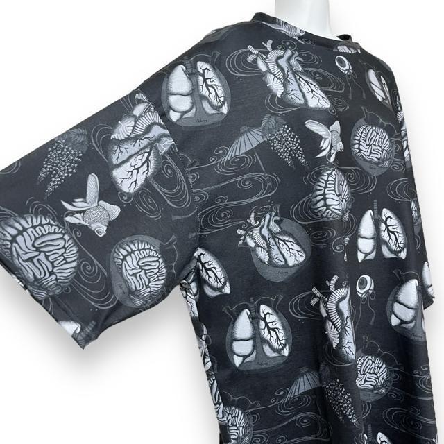 【新品/ACDC RAG】をち水総柄☆ヒュージTシャツ/モノトーン < ブランド  【新品/ACDC RAG】をち水総柄☆ヒュージTシャツ/モノトーン < ブランドの