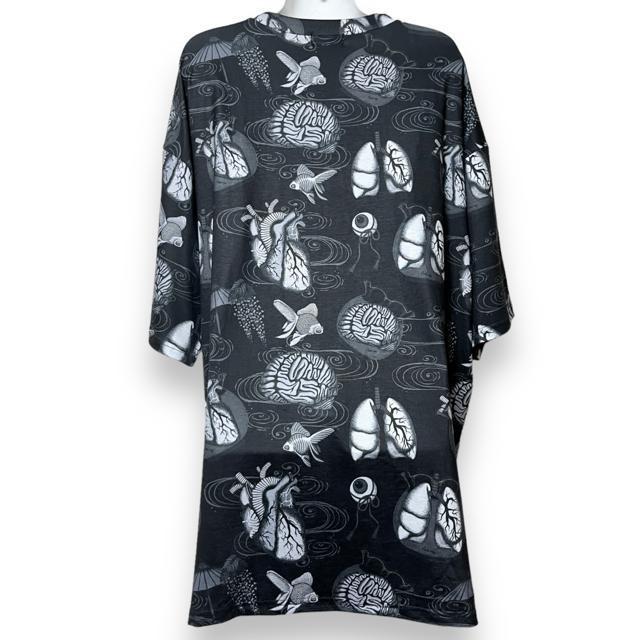 【新品/ACDC RAG】をち水総柄☆ヒュージTシャツ/モノトーン < ブランド  【新品/ACDC RAG】をち水総柄☆ヒュージTシャツ/モノトーン < ブランドの