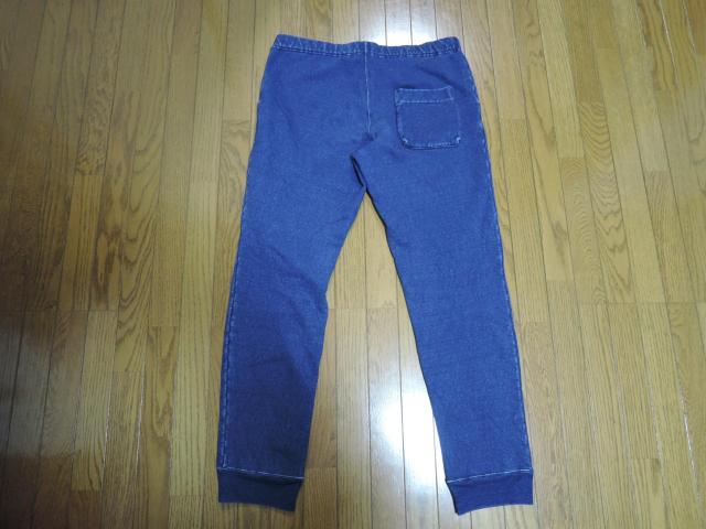 REMI RELIEF レミレリーフ インディゴ染め スウェット パンツ XL ジョガーパンツ INDIGO イージーパンツ < ブランド  REMI RELIEF レミレリーフ インディゴ染め スウェット パンツ XL ジョガーパンツ INDIGO イージーパンツ < ブランドの