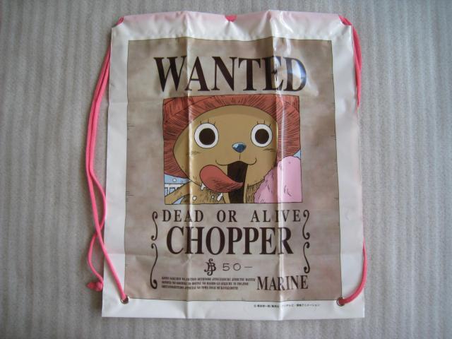 ☆ チョッパービニール袋 ☆ ONE PIECEグッズ  ☆映画サンドランド新聞広告他 < アニメ/コミック/キャラクター  ☆ チョッパービニール袋 ☆ ONE PIECEグッズ  ☆映画サンドランド新聞広告他 < アニメ/コミック/キャラクターの