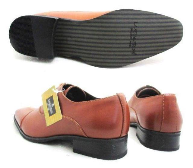 1円~C485新品LASSU&FRISSストレートチップ内羽根ドレスシューズ30aBR♂ < 男性ファッション  1円~C485新品LASSU&FRISSストレートチップ内羽根ドレスシューズ30aBR♂ < 男性ファッションの