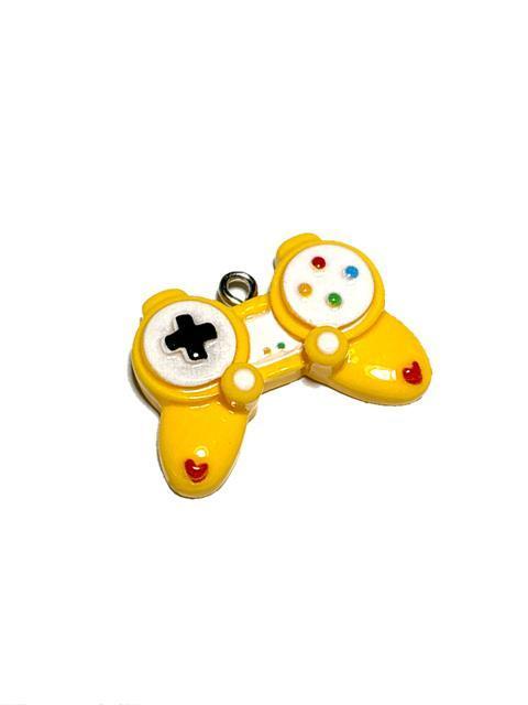 1267 黄色 ゲームのコントローラー 1個 樹脂パーツ アクセサリーチャーム 動物 キャラクター < ペット/手芸/園芸 1267 黄色 ゲームのコントローラー 1個 樹脂パーツ アクセサリーチャーム 動物 キャラクター < ペット/手芸/園芸の