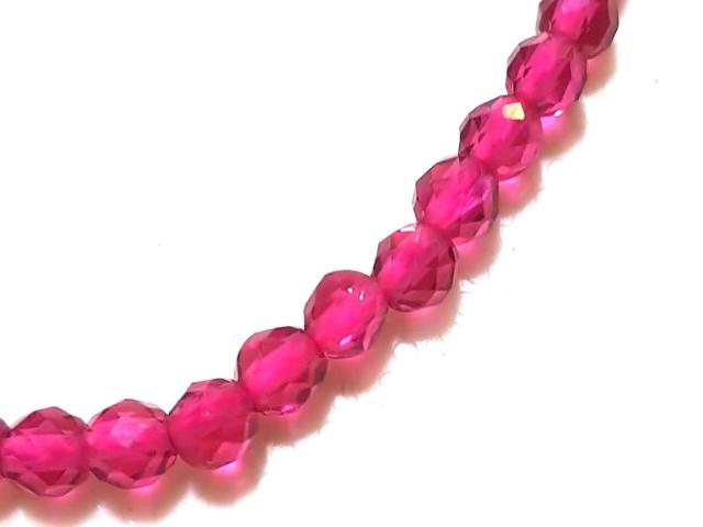 天然石★レッドスピネル 3mm64面カット 半連 < 女性アクセサリー/時計 天然石★レッドスピネル 3mm64面カット 半連 < 女性アクセサリー/時計の