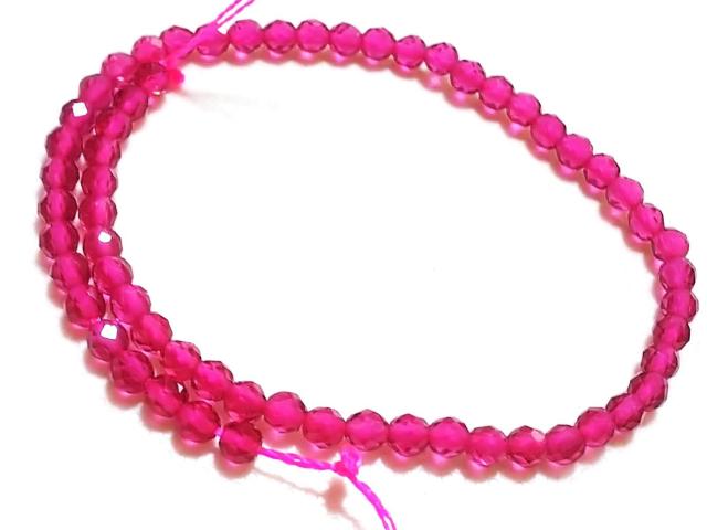 天然石★レッドスピネル 3mm64面カット 半連 < 女性アクセサリー/時計 天然石★レッドスピネル 3mm64面カット 半連 < 女性アクセサリー/時計の