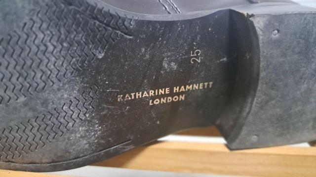 ��KATHARINE HAMNETT LONDON �L���T�����n���l�b�g �{�v ���U�[ �h���X�V���[�Y �r�W�l�X�V���[�Y/25 �� �u�����h�� 