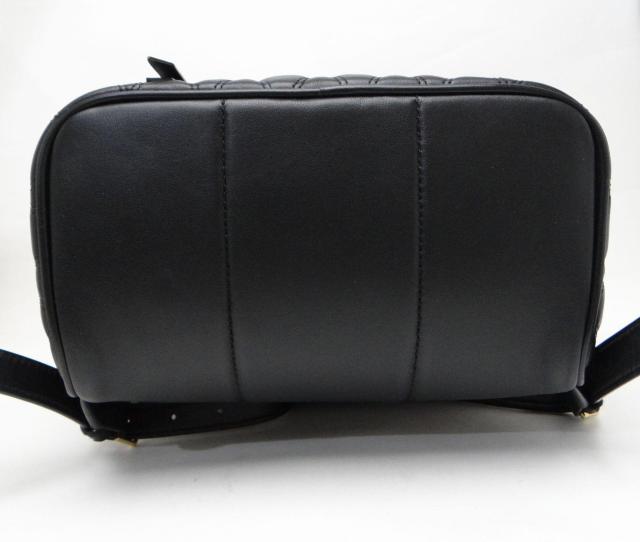 BALLY バリー Daffi キルティングレザー バックパック リュック ブラック<美品> < ブランド BALLY バリー Daffi キルティングレザー バックパック リュック ブラック<美品> < ブランドの