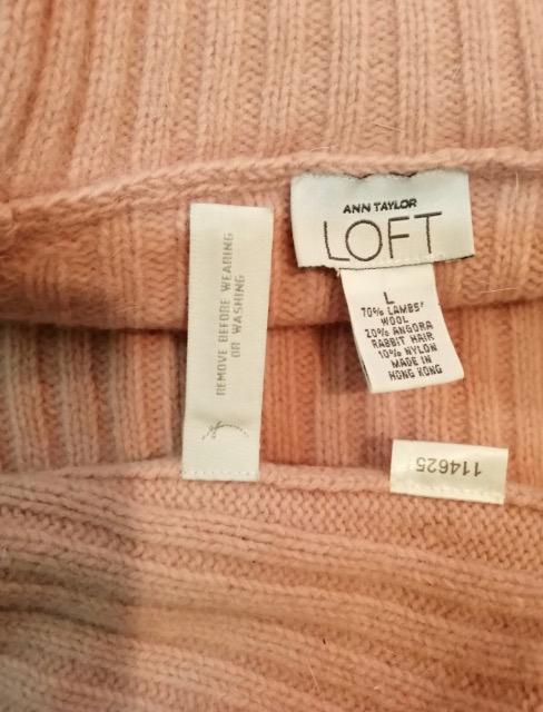 �����l�����s�V�i���g�pANN TAYLOR LOFT�^�[�g���l�b�N�у��r�b�g�t�F�~�j���f�G