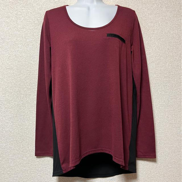 【CRYX】BACKバイカラー切替テールカットカットソー < ブランド  【CRYX】BACKバイカラー切替テールカットカットソー < ブランドの