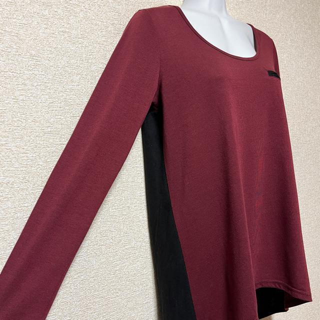 【CRYX】BACKバイカラー切替テールカットカットソー < ブランド  【CRYX】BACKバイカラー切替テールカットカットソー < ブランドの