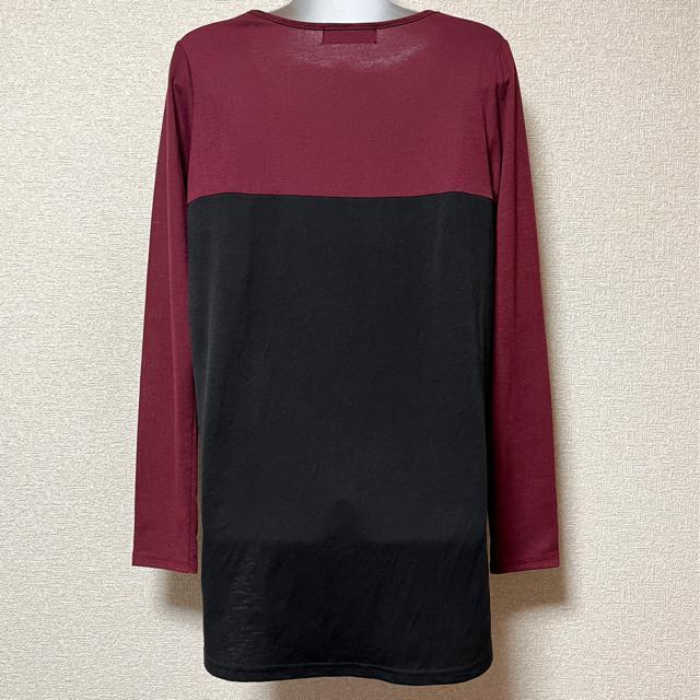 【CRYX】BACKバイカラー切替テールカットカットソー < ブランド  【CRYX】BACKバイカラー切替テールカットカットソー < ブランドの