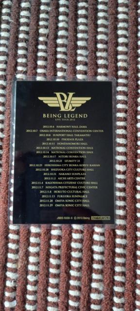 「“BEING LEGEND”Live Tour 2012」DVD < CD/DVD/ビデオ  「“BEING LEGEND”Live Tour 2012」DVD < CD/DVD/ビデオの