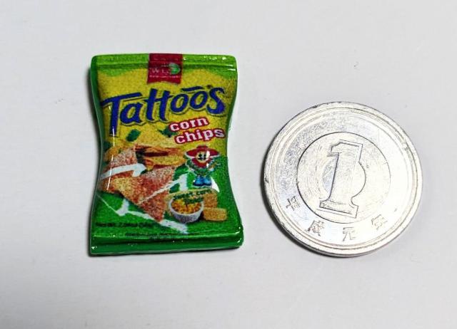 ミニチュア★お菓子★Tattoos コーンチップス★ポテトチップス★デザイン違い沢山あり★リカちゃんやシルバニアに★ドールハウス★ < おもちゃ  ミニチュア★お菓子★Tattoos コーンチップス★ポテトチップス★デザイン違い沢山あり★リカちゃんやシルバニアに★ドールハウス★  < おもちゃの