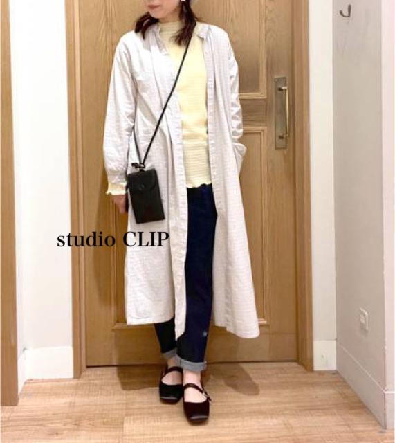 新品 studio CLIP★シャツワンピース < ブランド  新品 studio CLIP★シャツワンピース < ブランドの