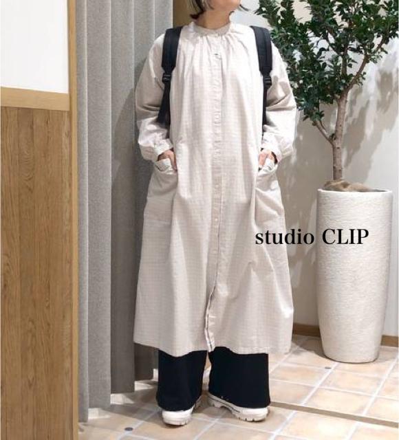新品 studio CLIP★シャツワンピース < ブランド  新品 studio CLIP★シャツワンピース < ブランドの