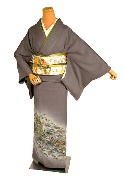【最高峰】【未使用品】 日本画家・着物作家 彩天目織【霜鳥忍】 特許染織 1つ紋 色留袖 身丈167cm 裄丈67cm T3369 < 女性ファッション  【最高峰】【未使用品】 日本画家・着物作家 彩天目織【霜鳥忍】 特許染織 1つ紋 色留袖 身丈167cm 裄丈67cm T3369  < 女性ファッションの