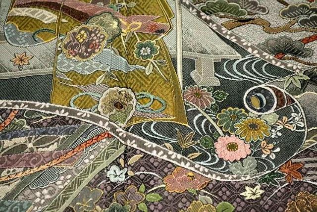 【最高峰】【未使用品】 日本画家・着物作家 彩天目織【霜鳥忍】 特許染織 1つ紋 色留袖 身丈167cm 裄丈67cm T3369 < 女性ファッション  【最高峰】【未使用品】 日本画家・着物作家 彩天目織【霜鳥忍】 特許染織 1つ紋 色留袖 身丈167cm 裄丈67cm T3369 < 女性ファッションの