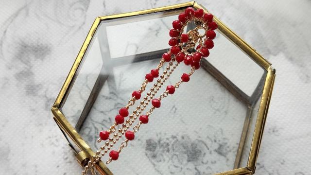 片耳用*秋茜のピアス*24030 < 女性ファッション  片耳用*秋茜のピアス*24030  < 女性ファッションの