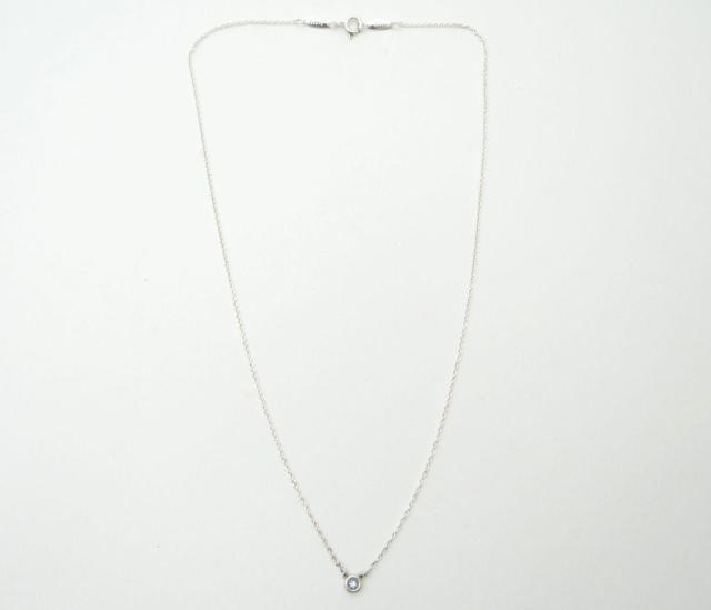 ティファニー カラー バイザヤード アクアマリン ペンダント ネックレス SV925<USED>【送料無料】 < ブランド ティファニー カラー バイザヤード アクアマリン ペンダント ネックレス SV925<USED>【送料無料】 < ブランドの