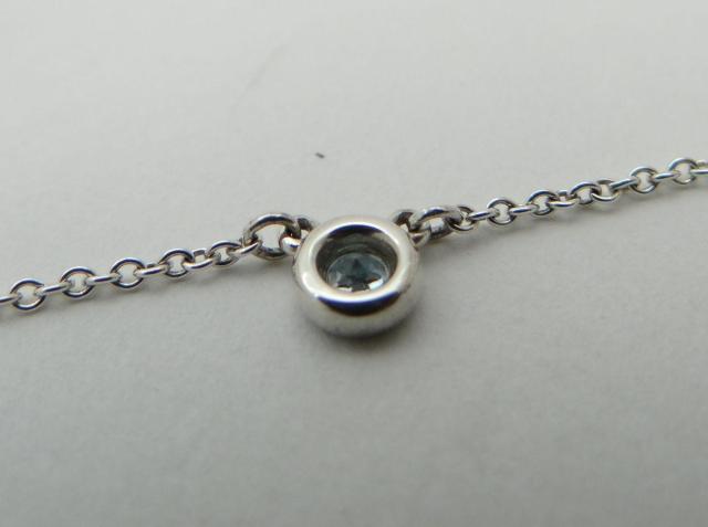 ティファニー カラー バイザヤード アクアマリン ペンダント ネックレス SV925<USED>【送料無料】 < ブランド ティファニー カラー バイザヤード アクアマリン ペンダント ネックレス SV925<USED>【送料無料】 < ブランドの