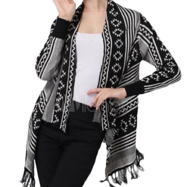 インポートブランドMADDISON☆キカ柄ロングカーディガン < 女性ファッション  インポートブランドMADDISON☆キカ柄ロングカーディガン < 女性ファッションの