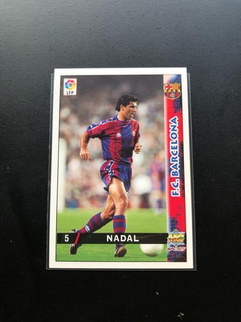 1998MUNDI・CROMO/NO-5・FCバルセロナ・ミゲル・アンヘル・ナダル < トレーディングカード  1998MUNDI・CROMO/NO-5・FCバルセロナ・ミゲル・アンヘル・ナダル < トレーディングカードの