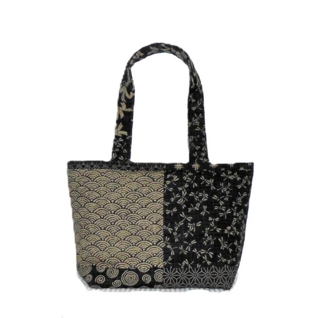 ◆ちょっと持ちお散歩ミニバッグ◆Japanesque和柄◆青海波・とんぼ・麻の葉・渦巻 < 女性ファッション ◆ちょっと持ちお散歩ミニバッグ◆Japanesque和柄◆青海波・とんぼ・麻の葉・渦巻 < 女性ファッションの