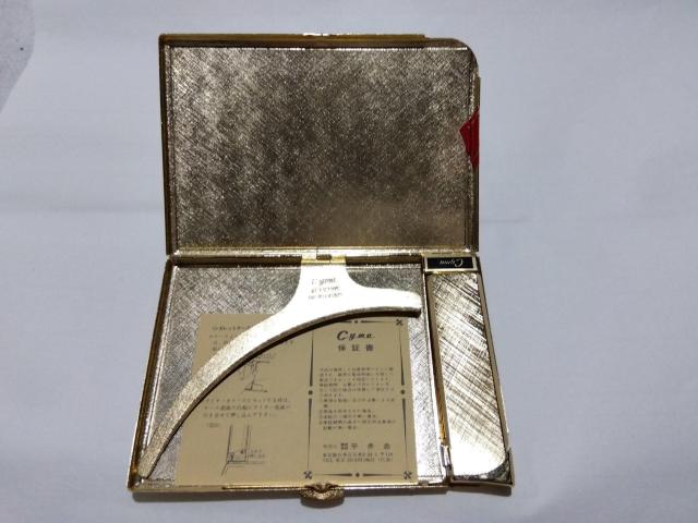 ♪シガレットケース その1 東京、平井 忠 製 ライター付き 未使用 < インテリア/ライフ  ♪シガレットケース その1 東京、平井 忠 製 ライター付き 未使用 < インテリア/ライフの