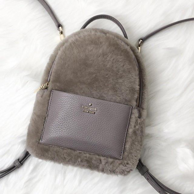 【新品未使用】kate spade NEW YORK ケイトスペード ミニリュック 3way ムートン ファー < ブランド 【新品未使用】kate spade NEW YORK ケイトスペード ミニリュック 3way ムートン ファー < ブランドの