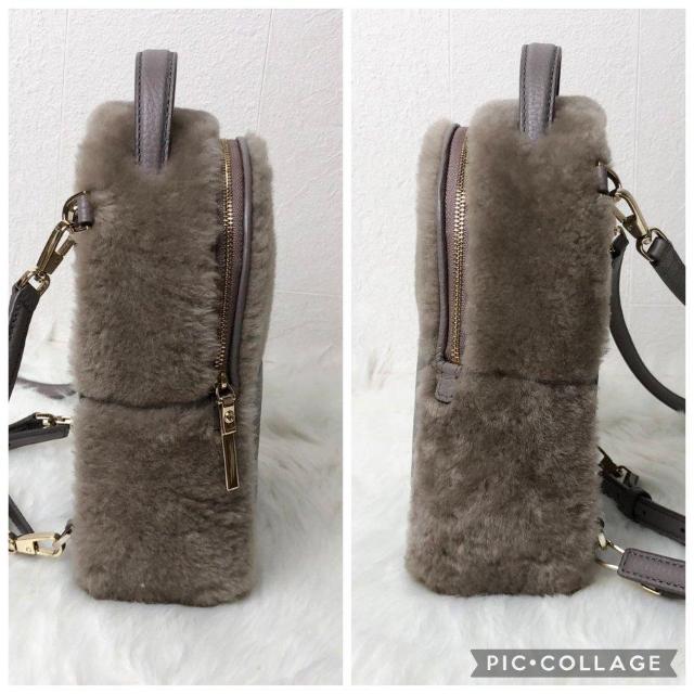 【新品未使用】kate spade NEW YORK ケイトスペード ミニリュック 3way ムートン ファー < ブランド 【新品未使用】kate spade NEW YORK ケイトスペード ミニリュック 3way ムートン ファー < ブランドの