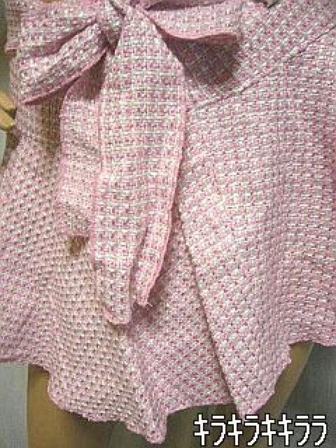 ●ロリ姫★リボンフリル・ヒラヒラ*ミニスカート<ピンクM> < 女性ファッション  ●ロリ姫★リボンフリル・ヒラヒラ*ミニスカート<ピンクM> < 女性ファッションの