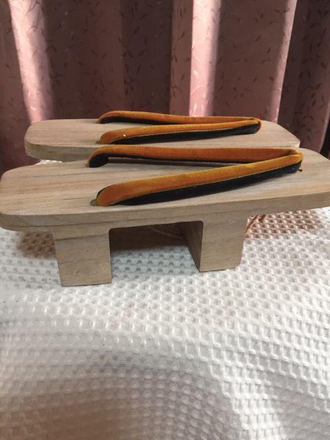 147.新品☆和装  2本歯げた☆鼻緒たまむしオレンジ☆23センチ < 女性ファッション  147.新品☆和装  2本歯げた☆鼻緒たまむしオレンジ☆23センチ < 女性ファッションの