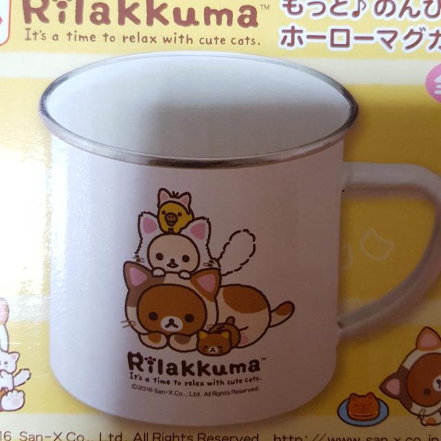 新品〓リラックマ★もっと♪のんびりネコ☆ホーローマグカップ♪ < アニメ/コミック/キャラクター  新品〓リラックマ★もっと♪のんびりネコ☆ホーローマグカップ♪ < アニメ/コミック/キャラクターの