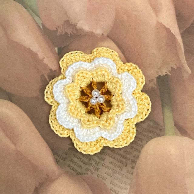 ハンドメイド♪レース編みお花のモチーフ < 女性ファッション  ハンドメイド♪レース編みお花のモチーフ  < 女性ファッションの