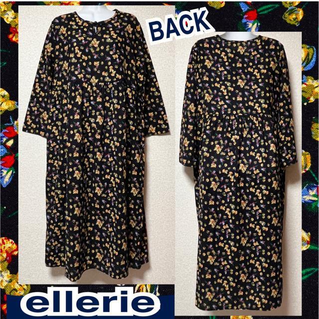 【新品/ellerie】胸元チャイナボタン付花柄ロングワンピース < ブランド  【新品/ellerie】胸元チャイナボタン付花柄ロングワンピース  < ブランドの