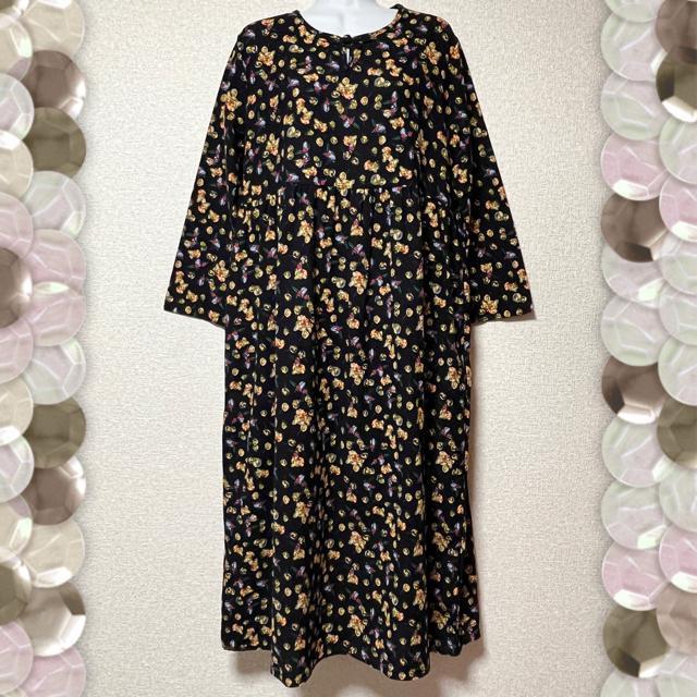 【新品/ellerie】胸元チャイナボタン付花柄ロングワンピース < ブランド  【新品/ellerie】胸元チャイナボタン付花柄ロングワンピース < ブランドの