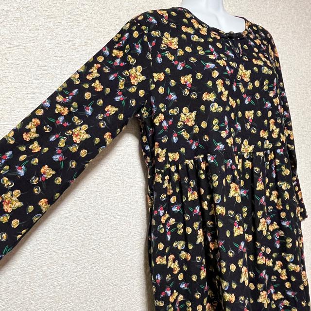 【新品/ellerie】胸元チャイナボタン付花柄ロングワンピース < ブランド  【新品/ellerie】胸元チャイナボタン付花柄ロングワンピース < ブランドの